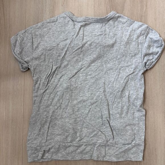 Little Mayhem for J. Crew Tassel Tee, Gray, Size 10 - Picture 4 of 4